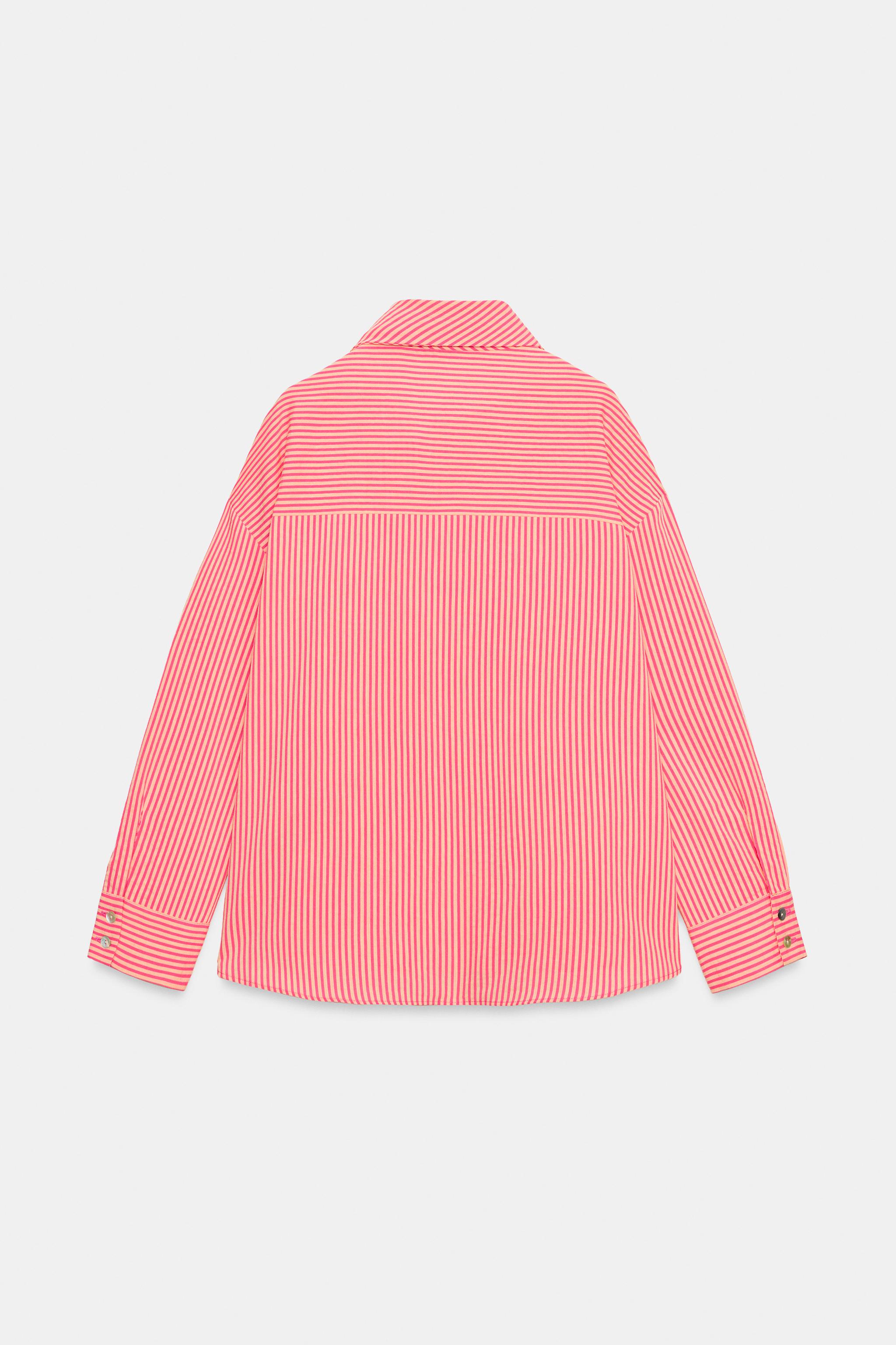 TIED STRIPED SHIRT
